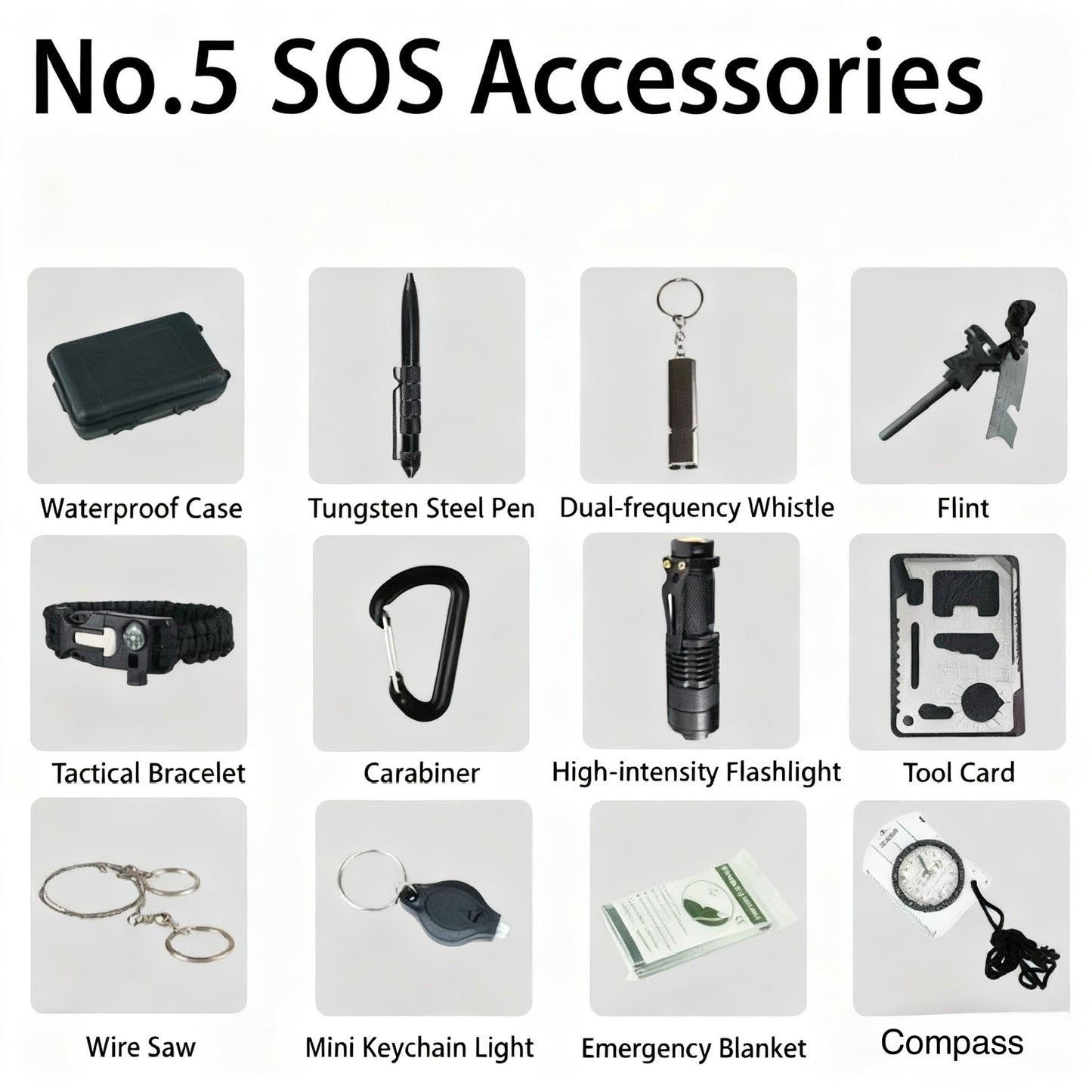 Outdoor emergency survival tools