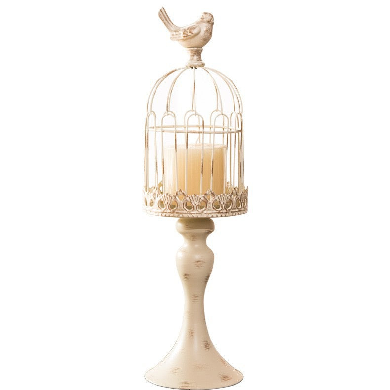 1 pair Birdcage candle holder 2 color