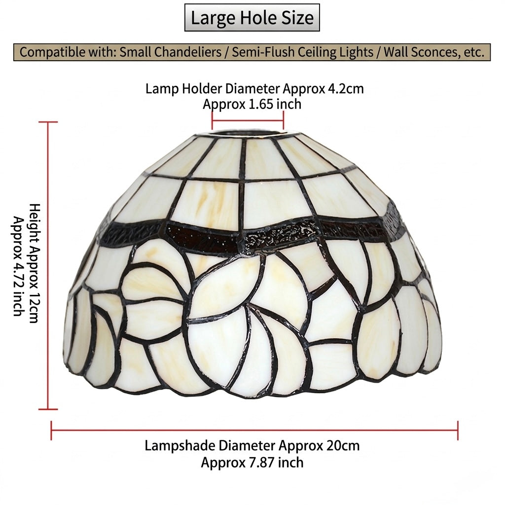 Hand-Ground Glass Shade(shade only)