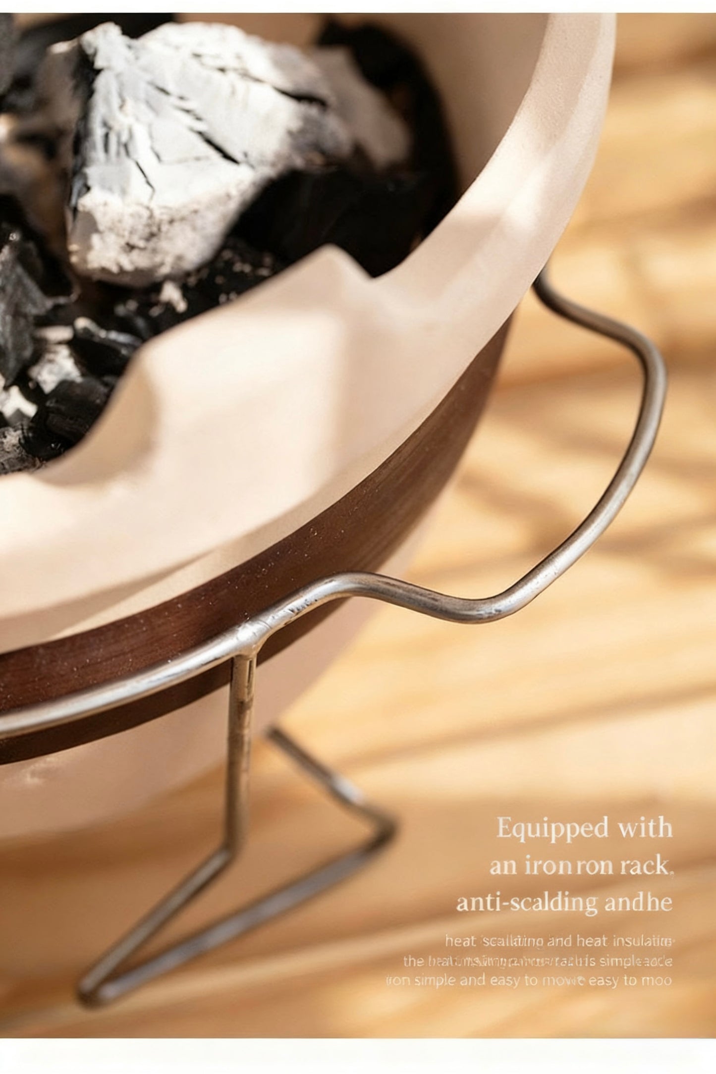 Ceramic Tea Kettle Stove, Clay Charcoal Fire Grill Pot
