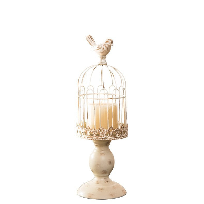 1 pair Birdcage candle holder 2 color