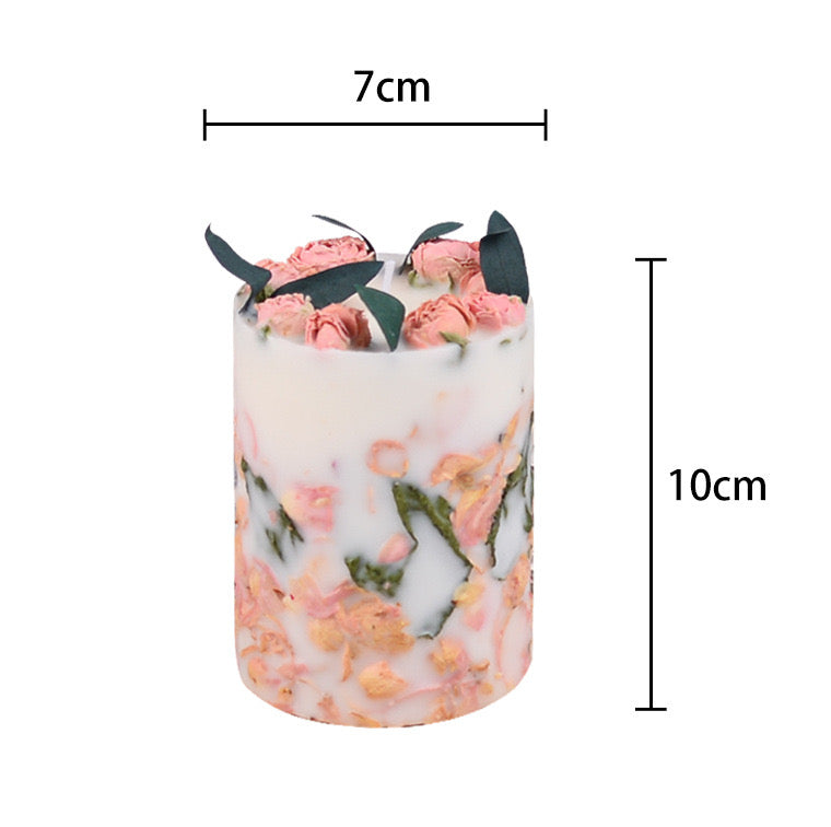 Scented candle rose