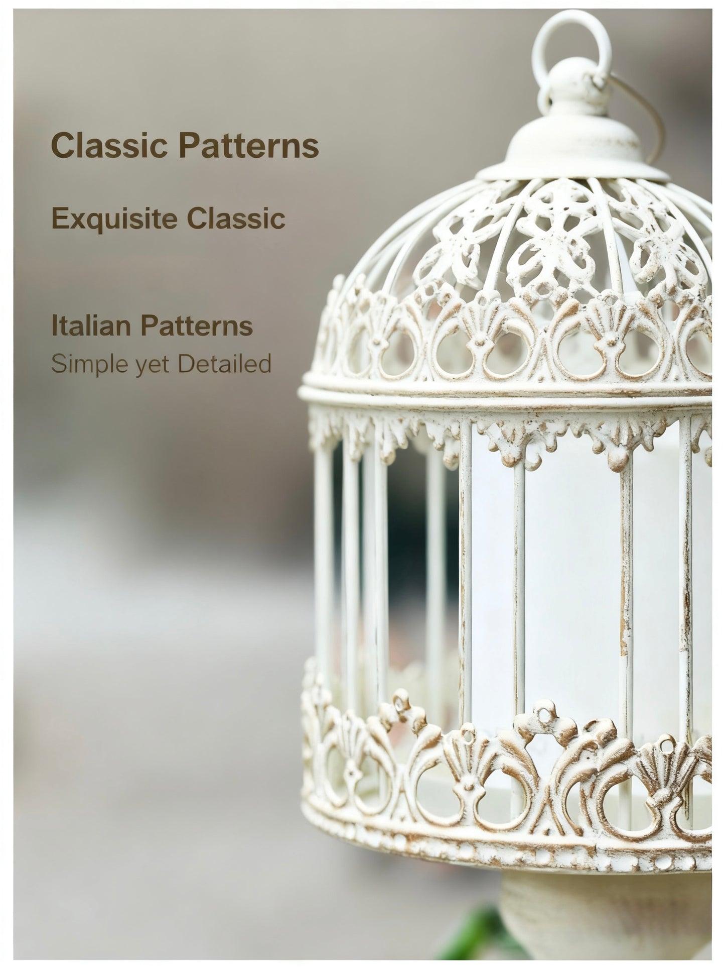 1 pair Birdcage candle holder 2 color