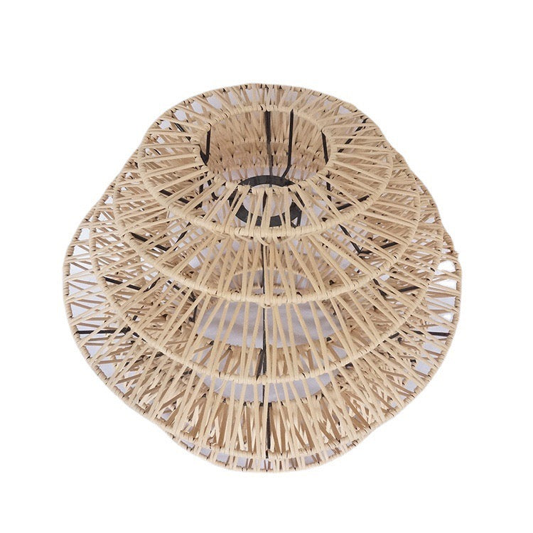Natural Rattan Pendant Shade(shade only)