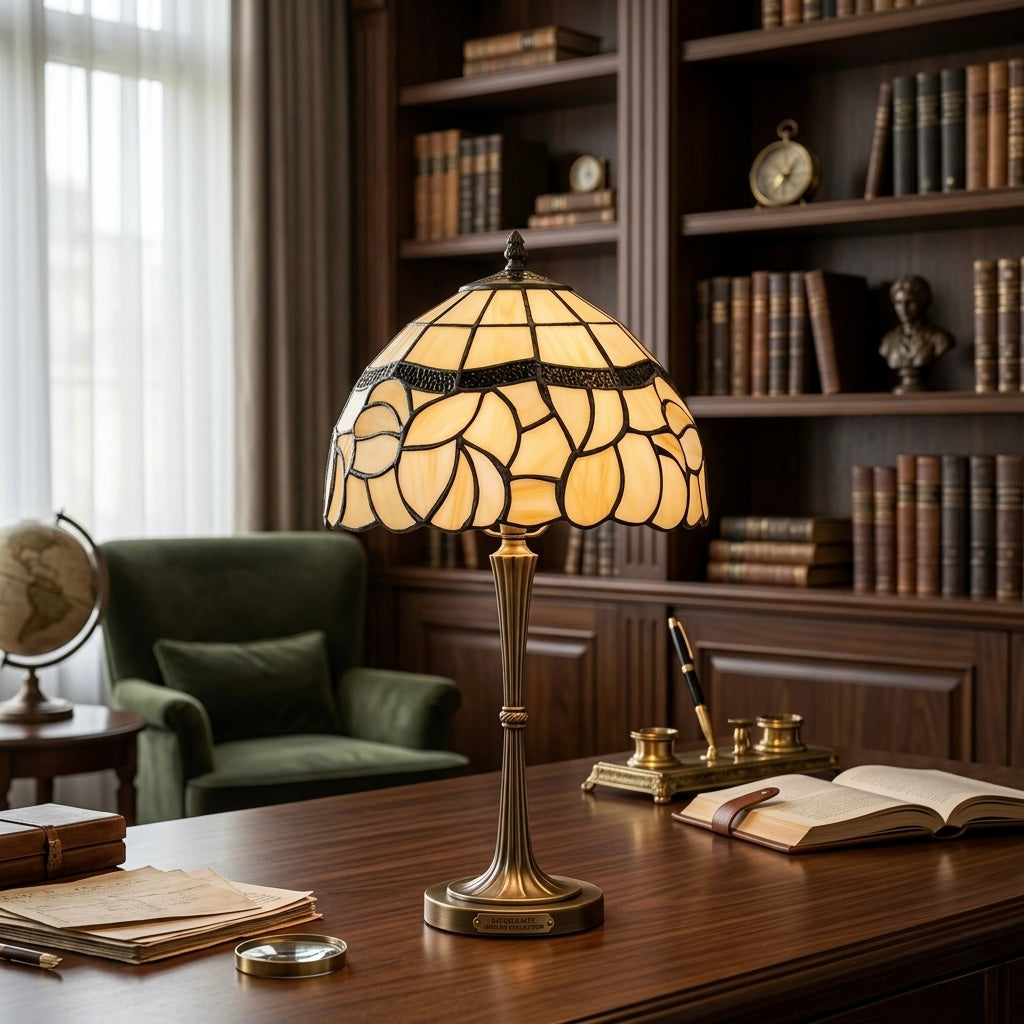 Hand-Ground Glass Shade(shade only)