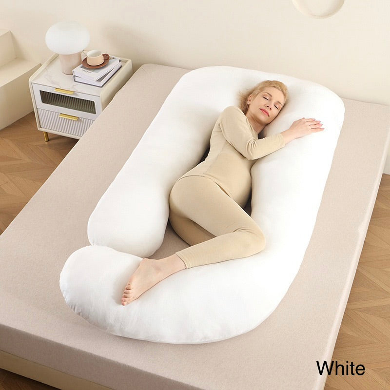 J-Shaped Pregnancy Pillow, 10 colors,80*140cm 3kg.