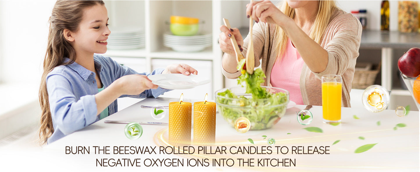 Natural Beeswax Candles