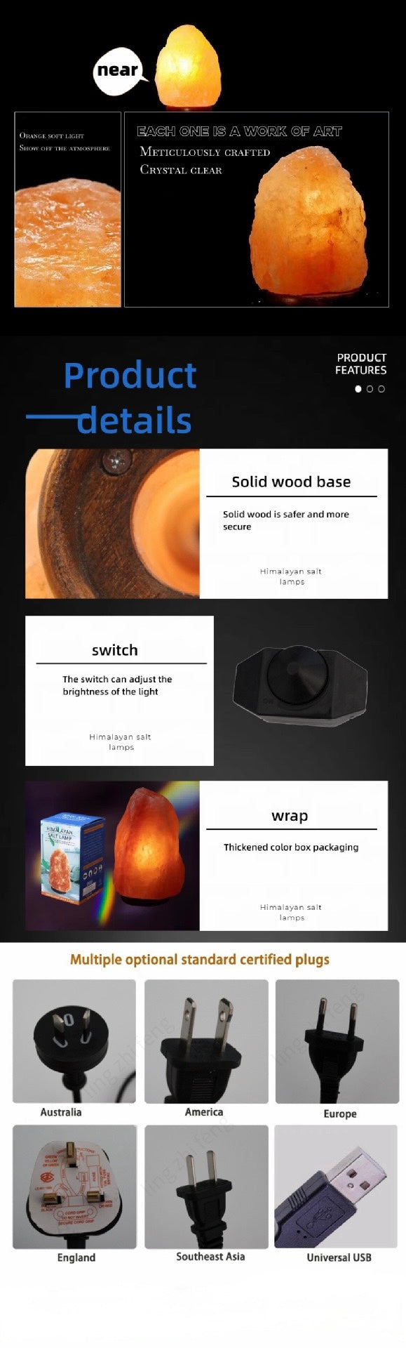 Himalayan Crystal Salt Lamp