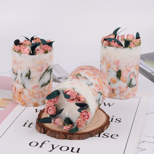 Scented candle rose