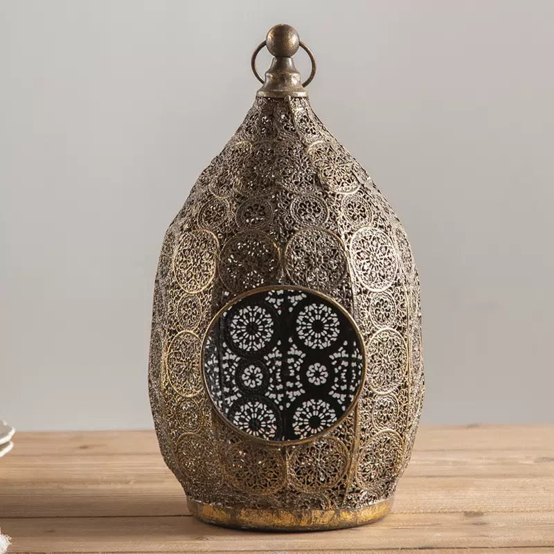 Unique Wrought Iron Candle Holder