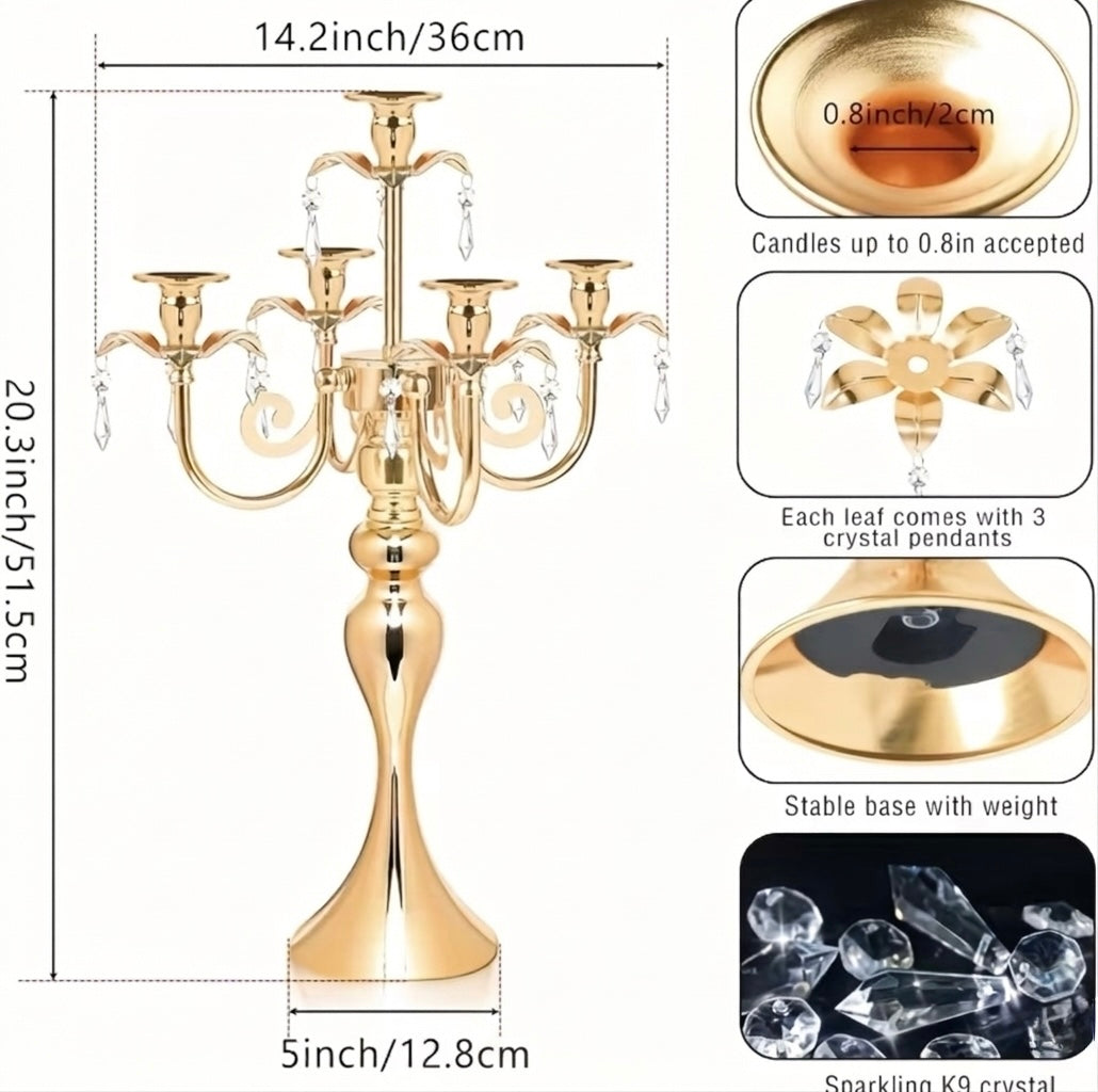 5-arm Candlestick Centerpiece