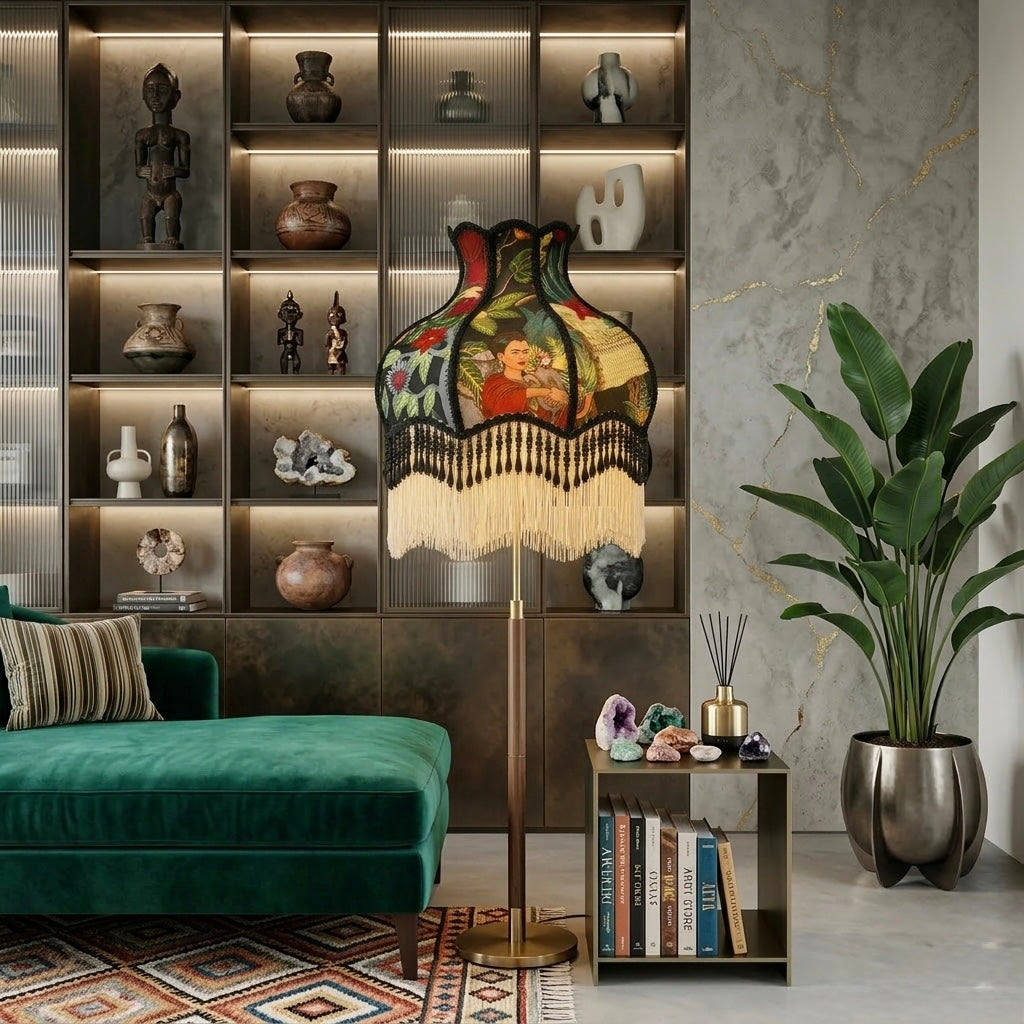 Classical Handmade Fabric Lampshade(shade only)