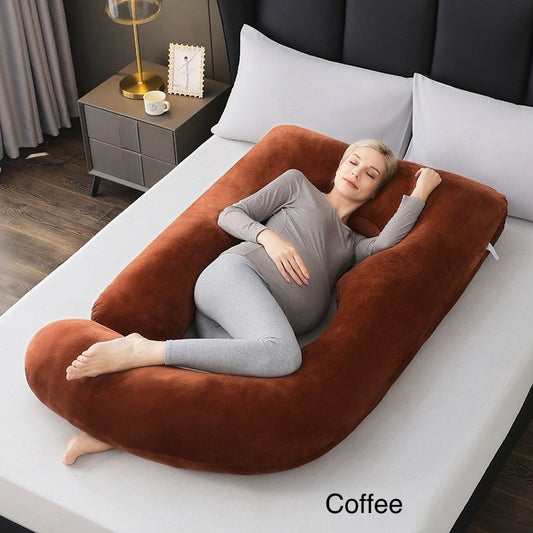 J-Shaped Pregnancy Pillow, 10 colors,80*140cm 3kg.