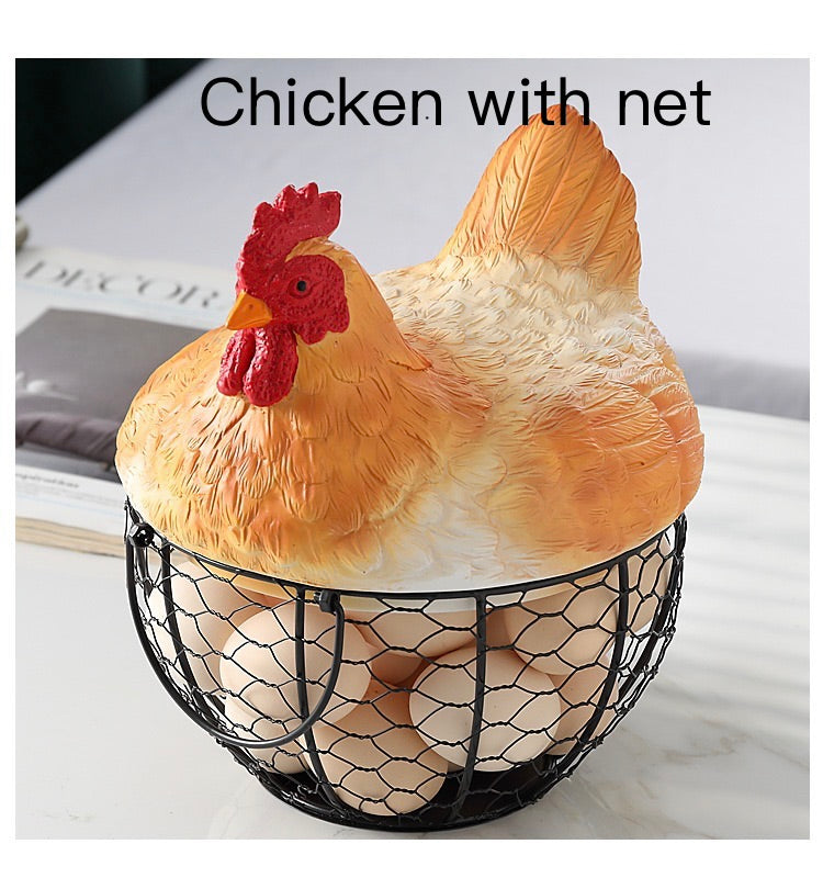 1pc Hen Storage Basket, Squirrel Storage Basket, Nut Storage Basket