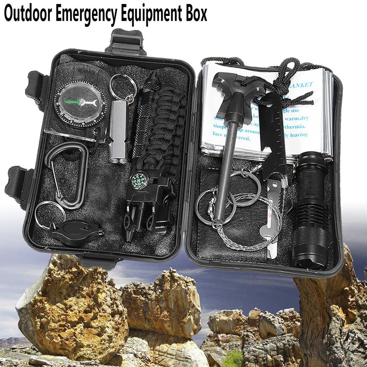 Outdoor emergency survival tools