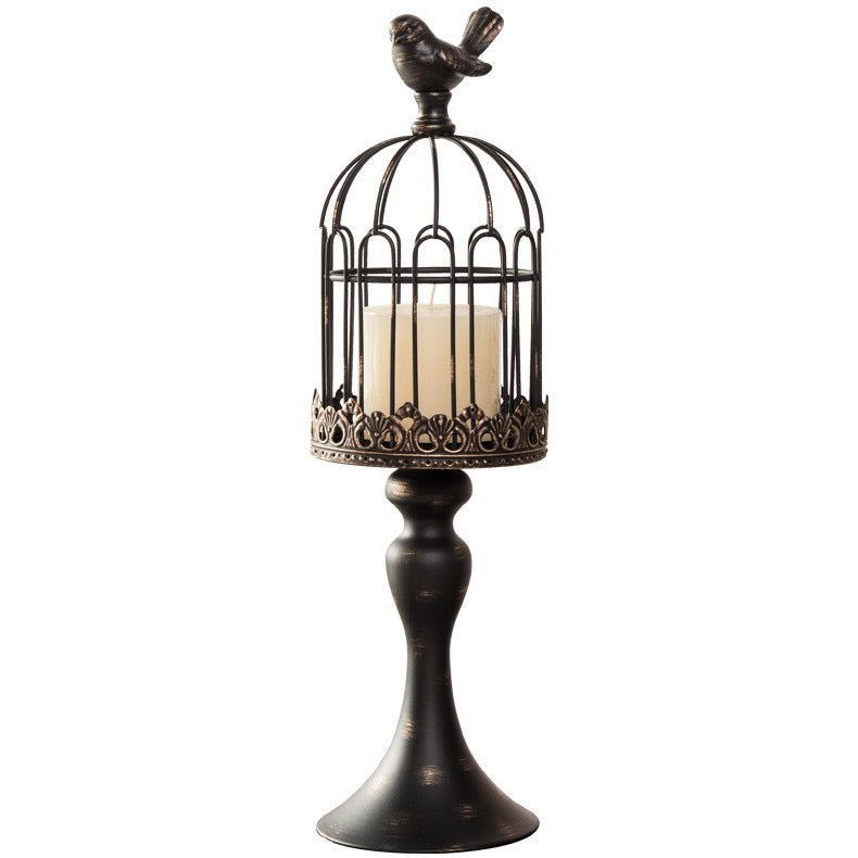 1 pair Birdcage candle holder 2 color