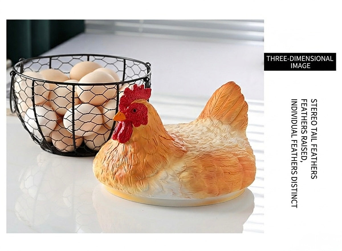 1pc Hen Storage Basket, Squirrel Storage Basket, Nut Storage Basket