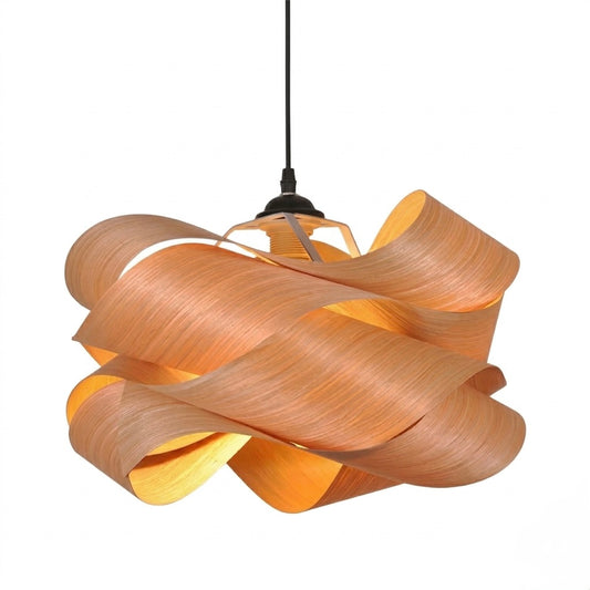 Natural Oak Wood Pendant Lampshade(shade only)
