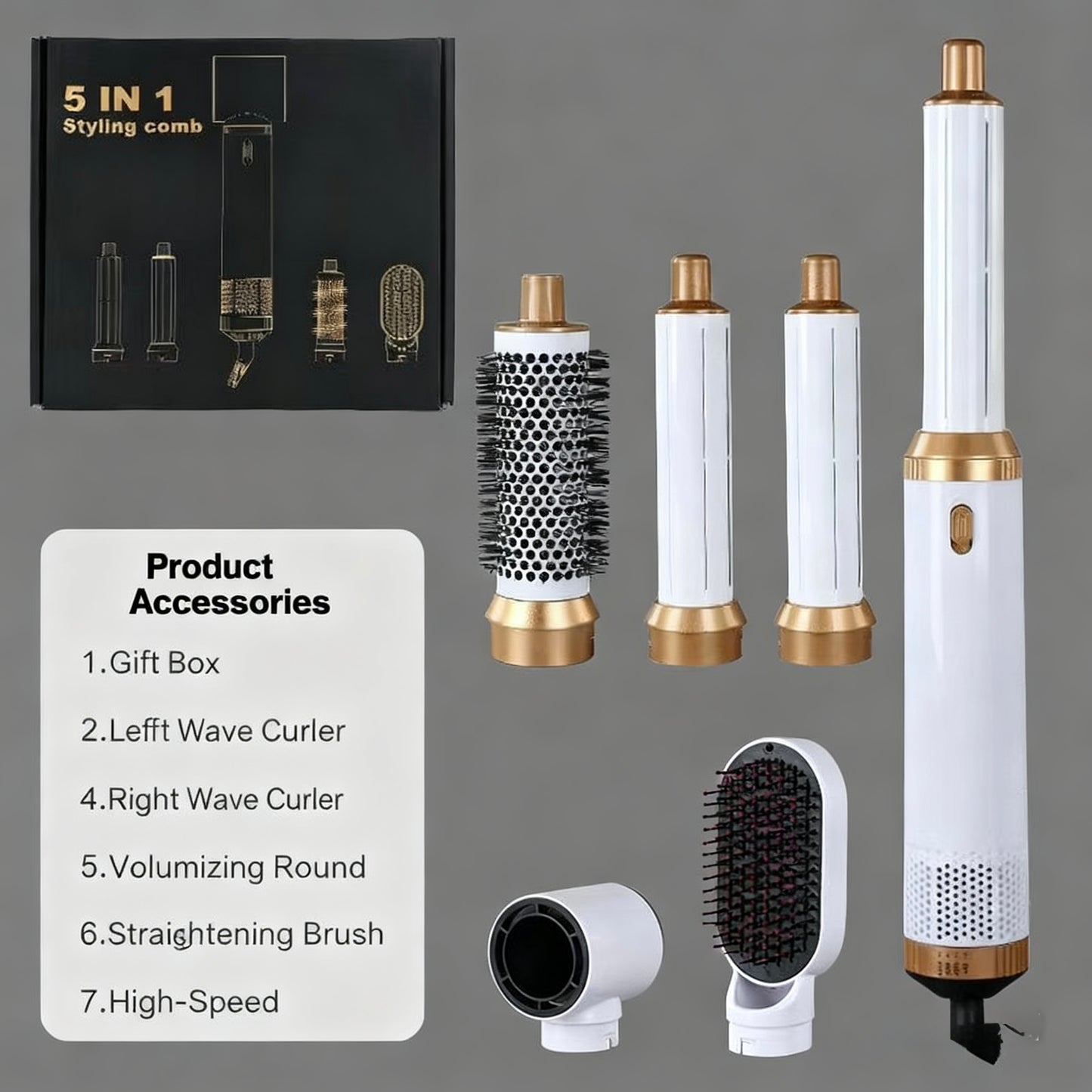 5-in-1 Ionic Hair Dryer Kit