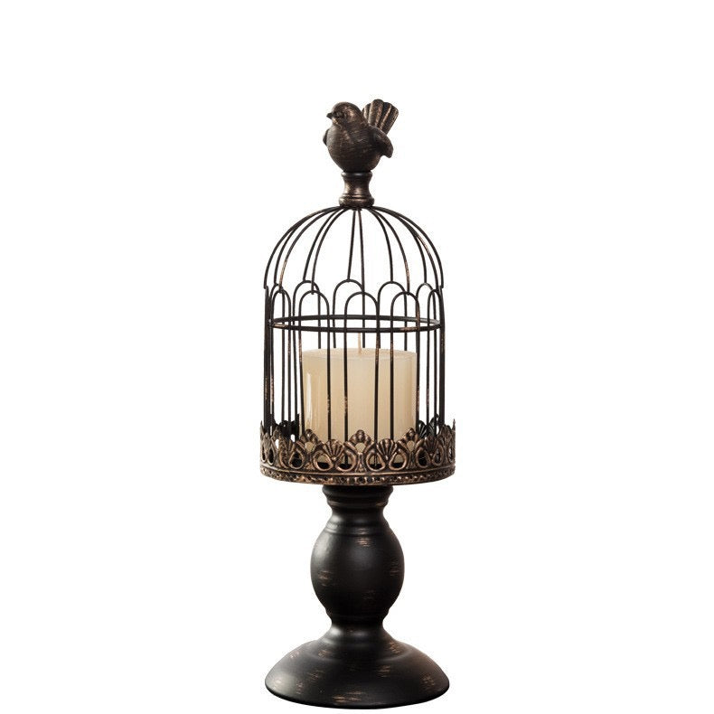 1 pair Birdcage candle holder 2 color