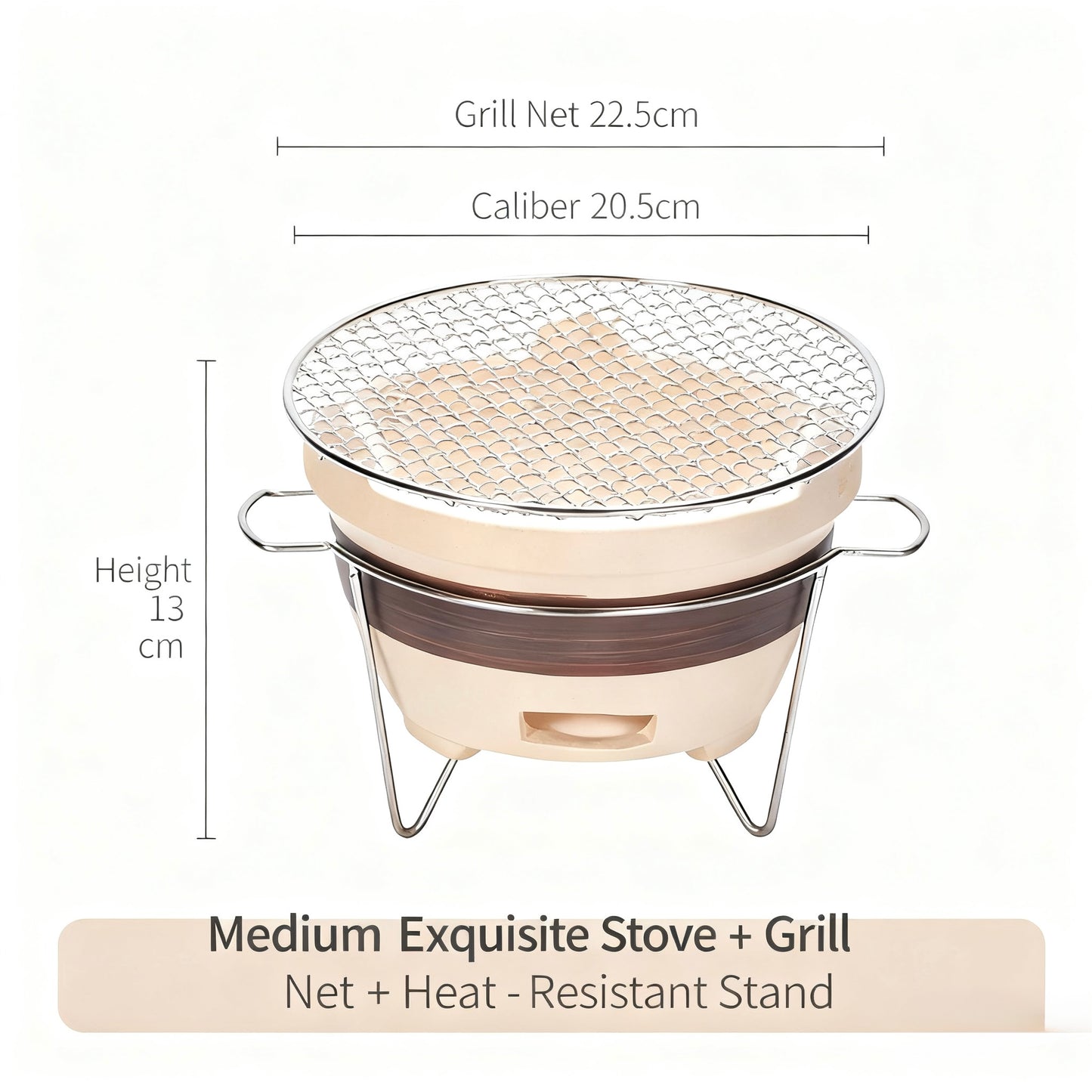 Ceramic Tea Kettle Stove, Clay Charcoal Fire Grill Pot