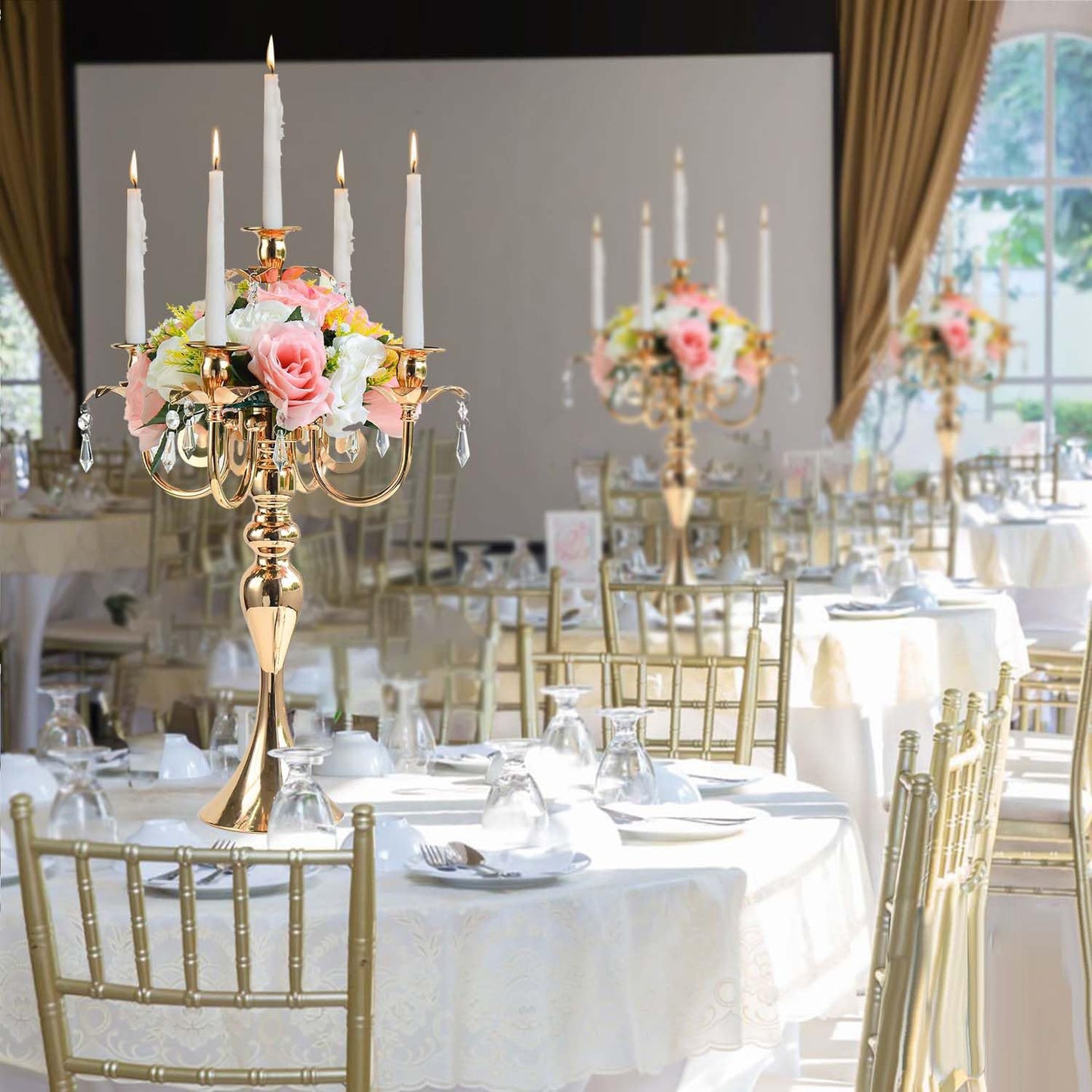 5-arm Candlestick Centerpiece