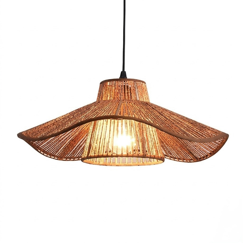 Handmade Braided Hemp Rope Lamp Shade (Shade Only)
