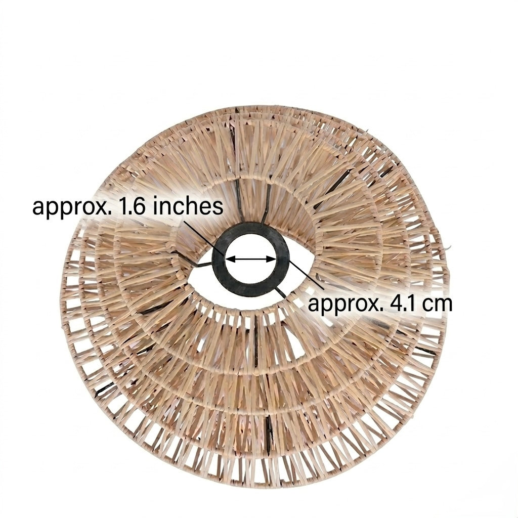 Natural Rattan Pendant Shade(shade only)